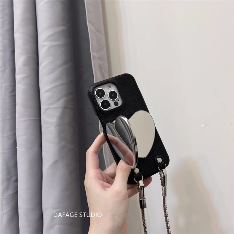 Heart Case Phone Mirrored