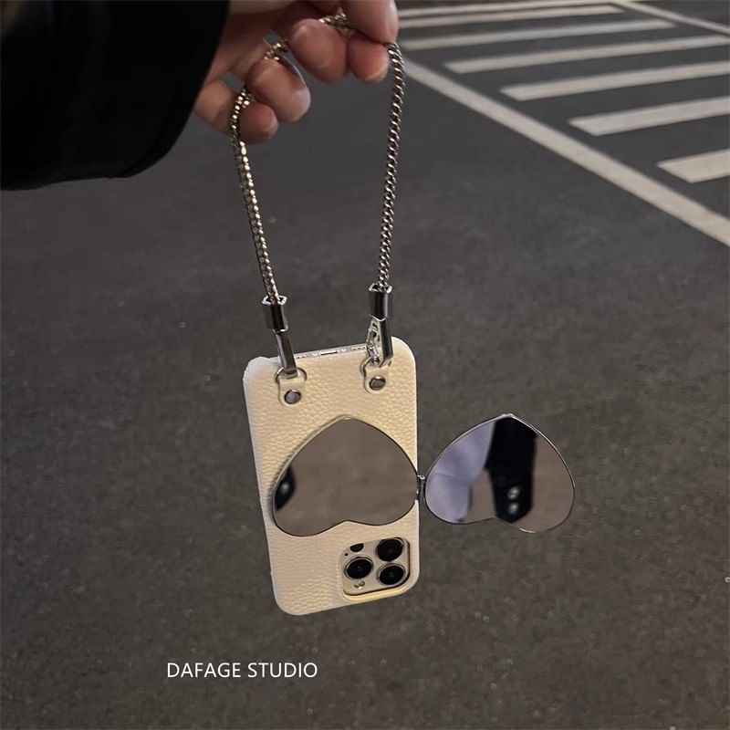 Heart Case Phone Mirrored