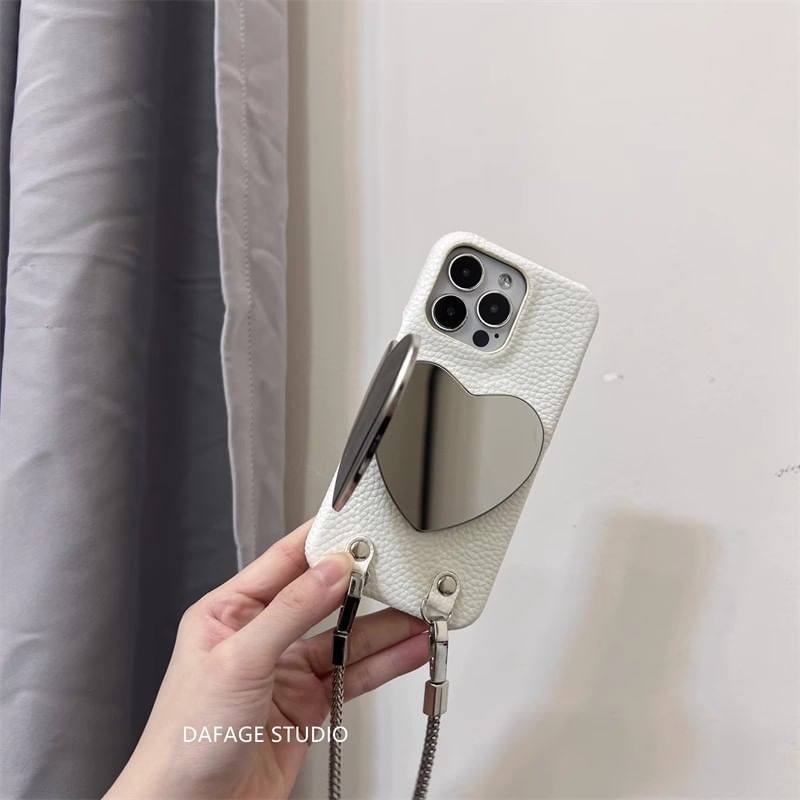 Heart Case Phone Mirrored