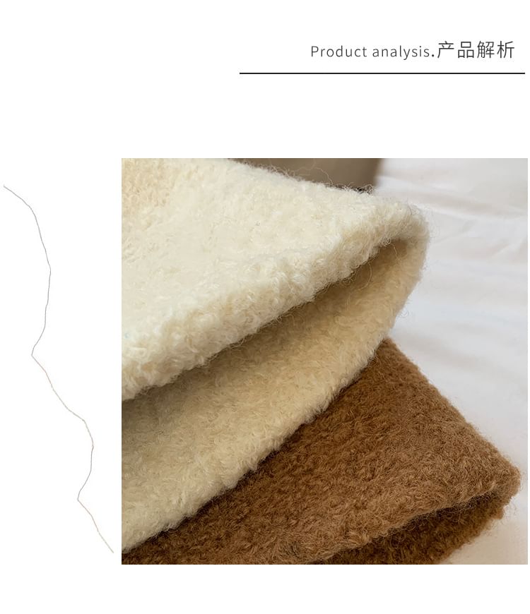 Hat Cloche Plain Wool