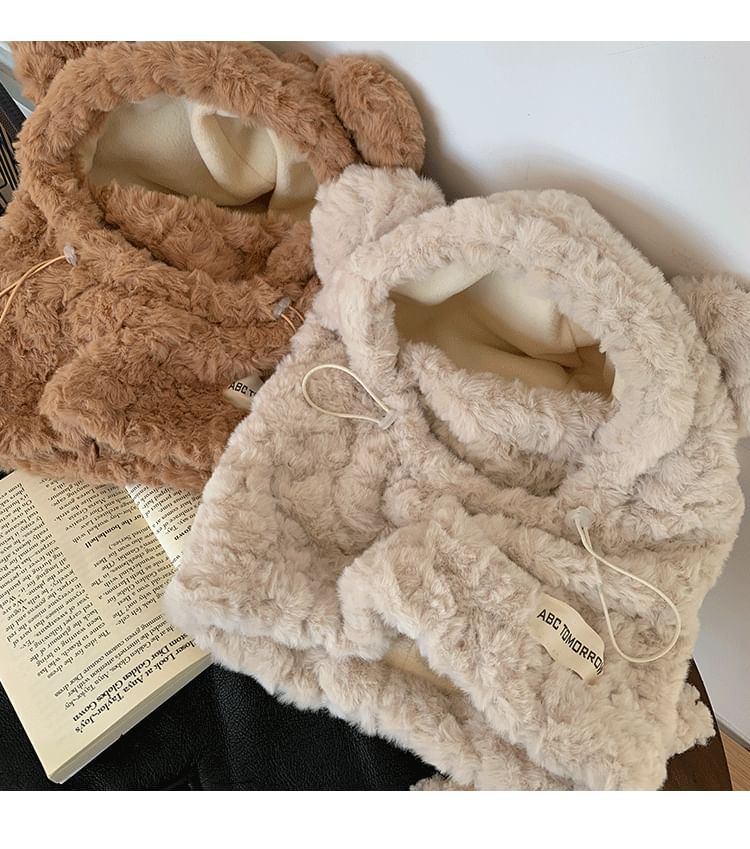 Ear Chenille Balaclava Bear