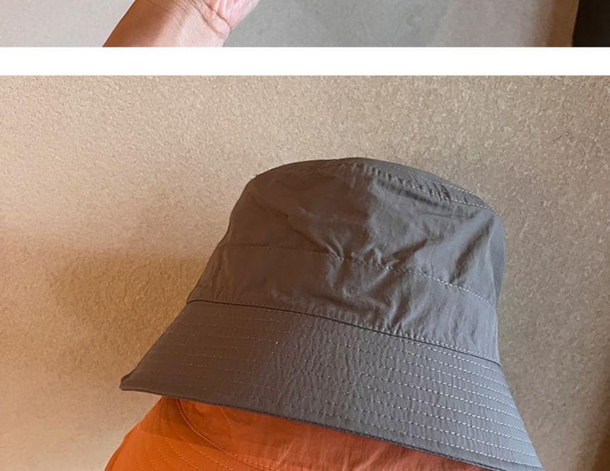Bucket Drawstring Hat Plain