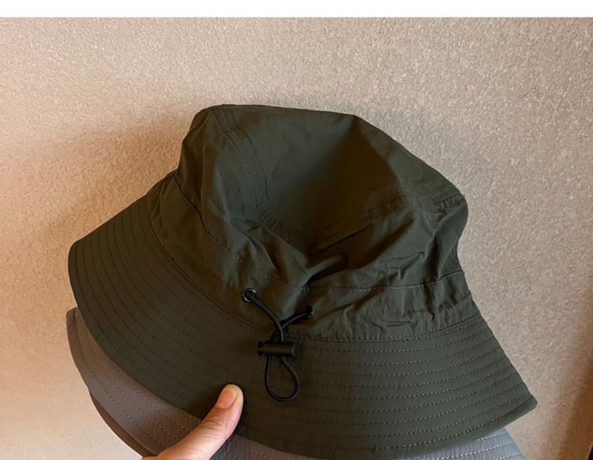 Bucket Drawstring Hat Plain