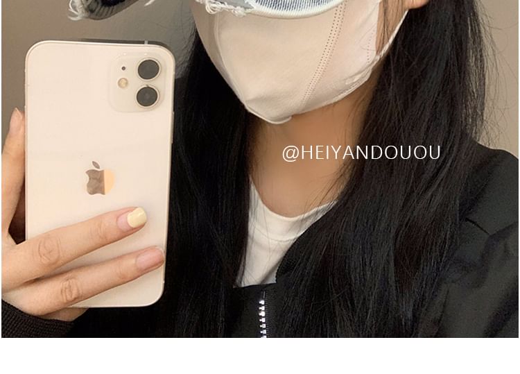 Cap Distressed Denim Baseball Washed