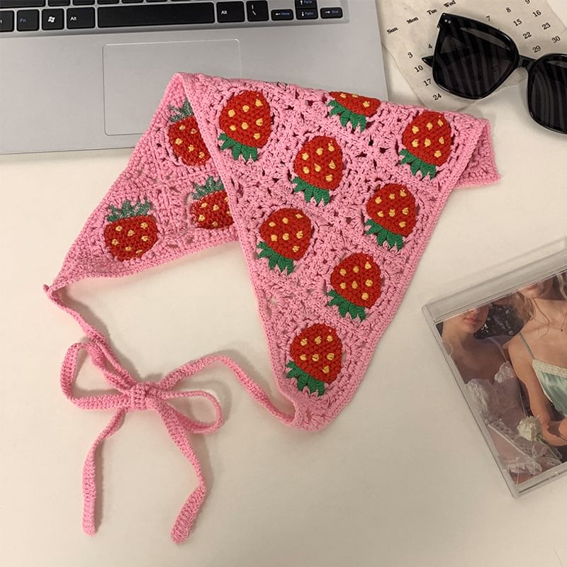 Knit Crochet Headkerchief