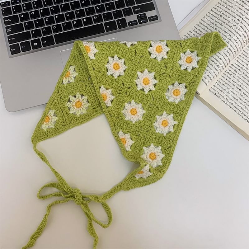 Knit Crochet Headkerchief