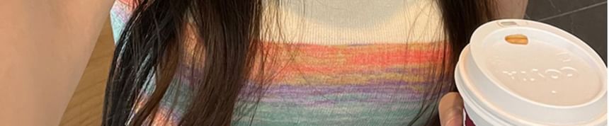 Heart hat Bucket Denim Print Washed