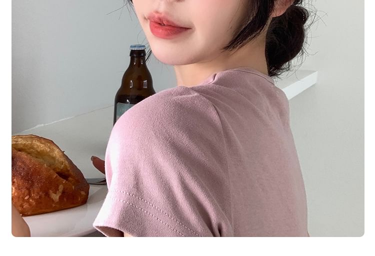 Washed Cap Baseball Lettering Embroidered