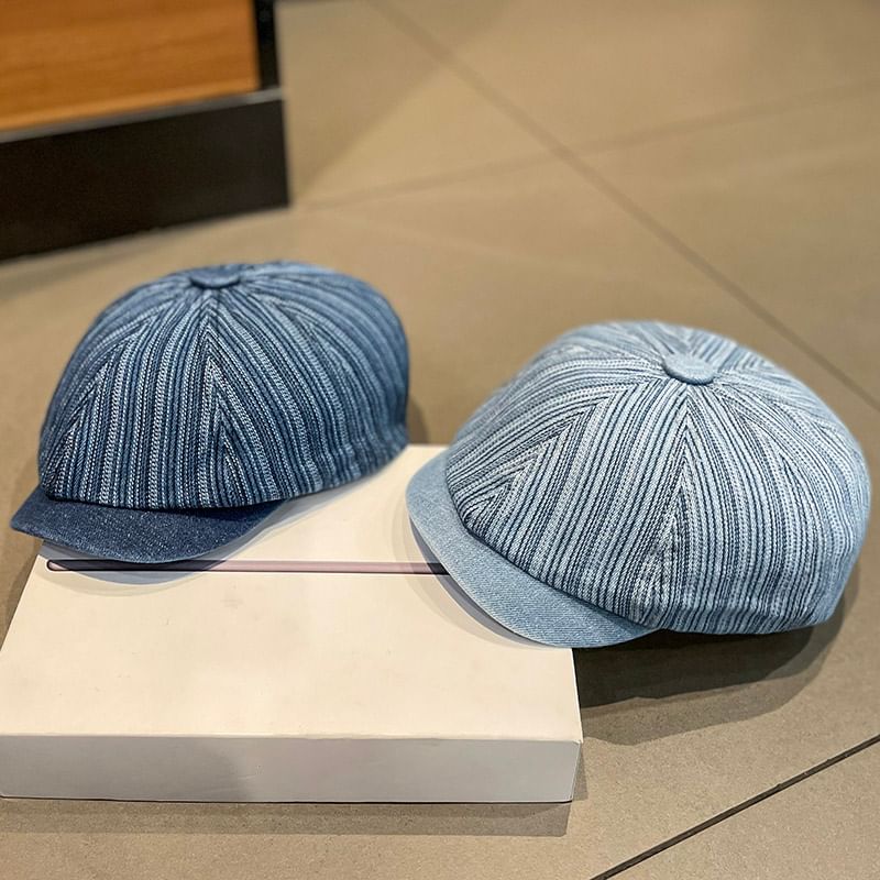 Newsboy Cap Denim