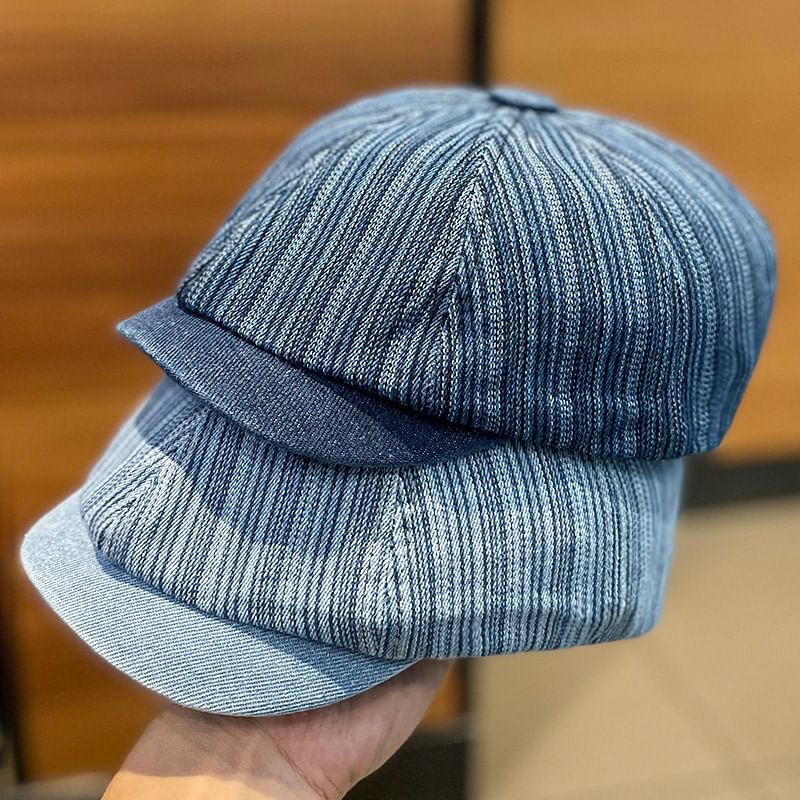 Newsboy Cap Denim