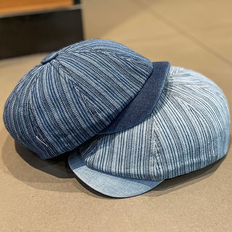 Newsboy Cap Denim
