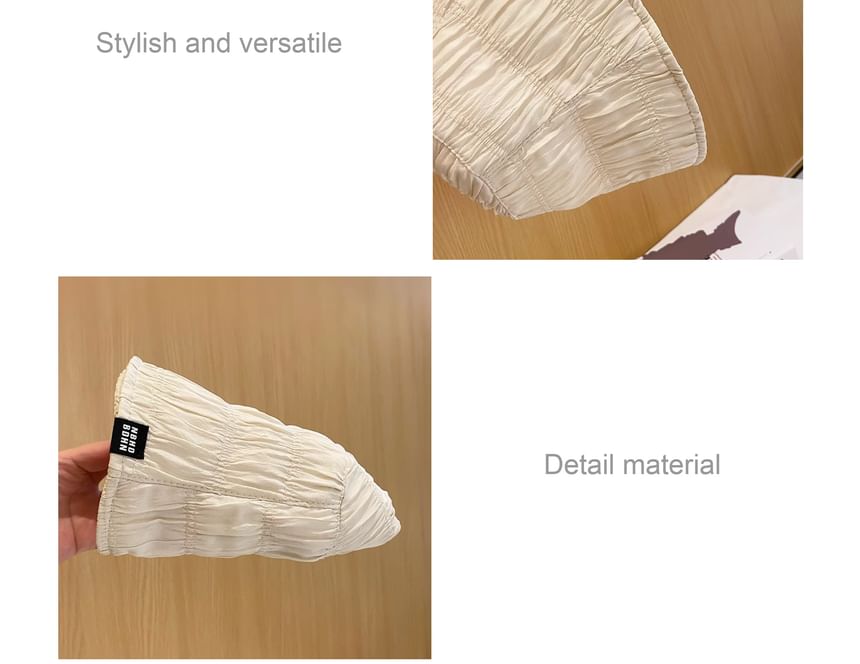 Plain Hat Cloche Ruched