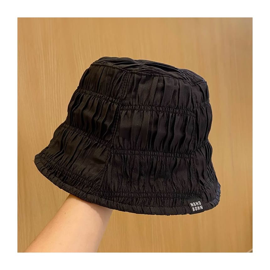Plain Hat Cloche Ruched