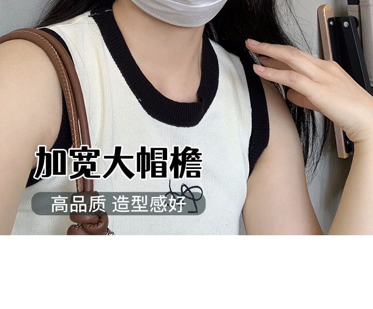 Cap Two Lettering Tone Baseball Embroidered