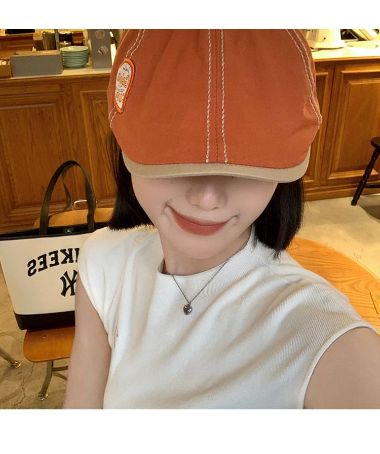 Applique Lettering Cap Flat