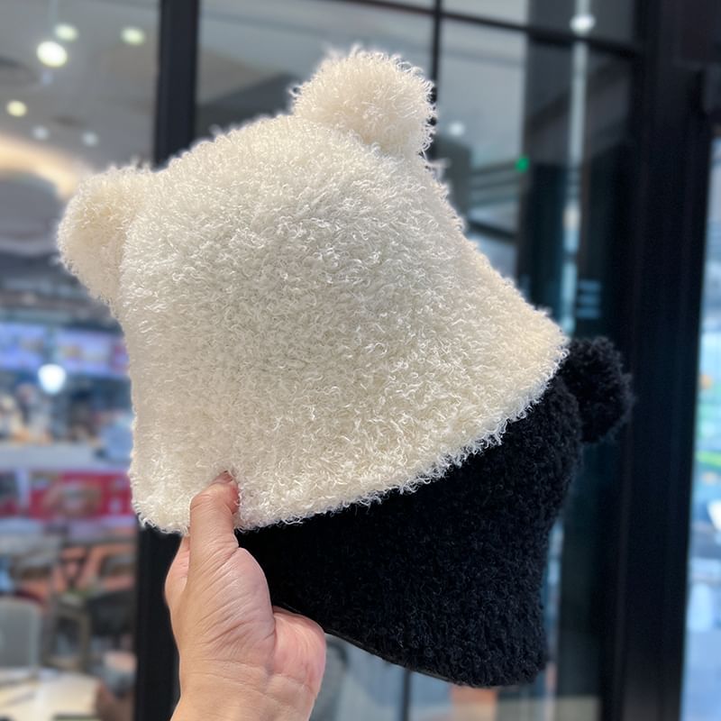 Cloche Bear Fleece Hat Ear