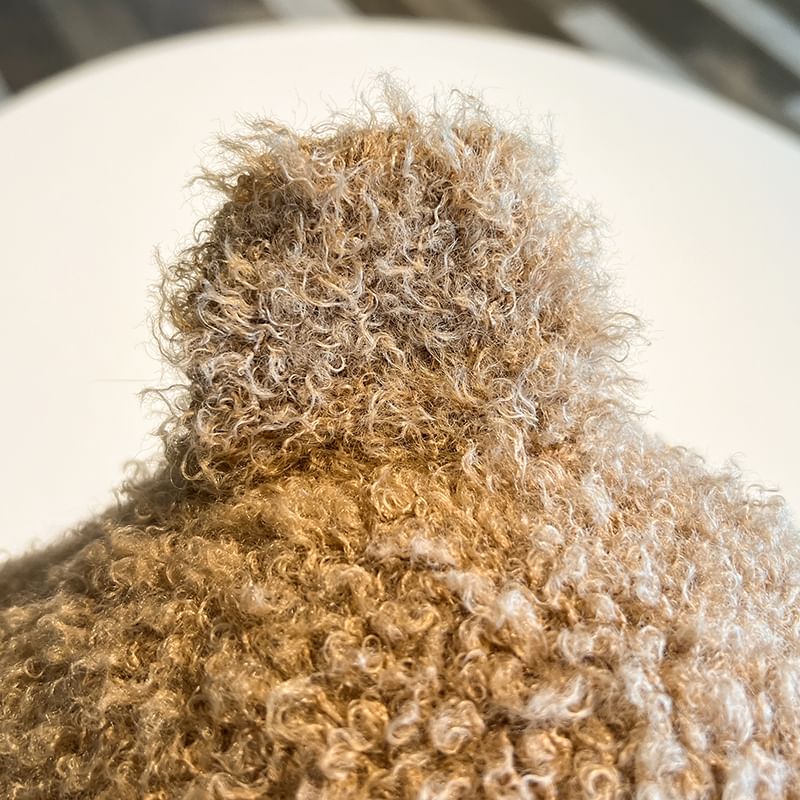 Cloche Bear Fleece Hat Ear