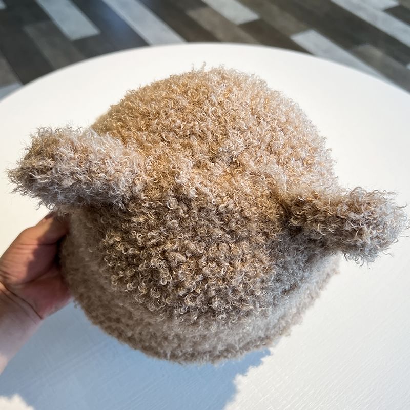Cloche Bear Fleece Hat Ear