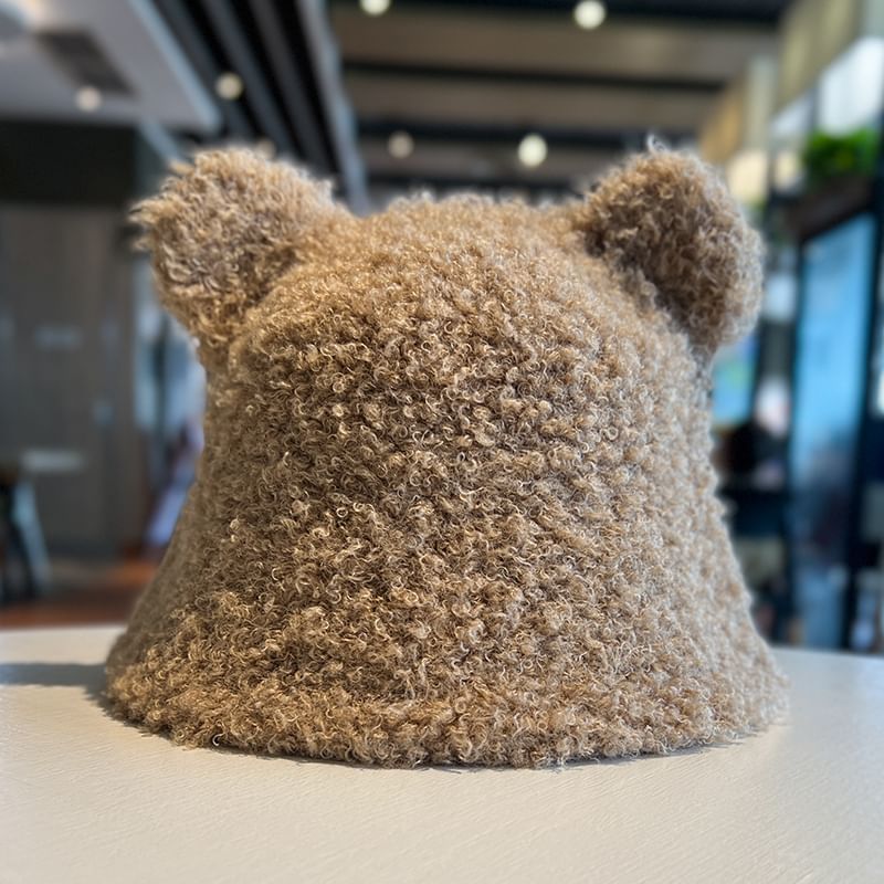 Cloche Bear Fleece Hat Ear