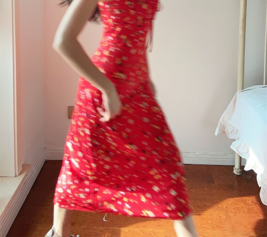 (Various Strap Floral Spaghetti Sundress Designs)