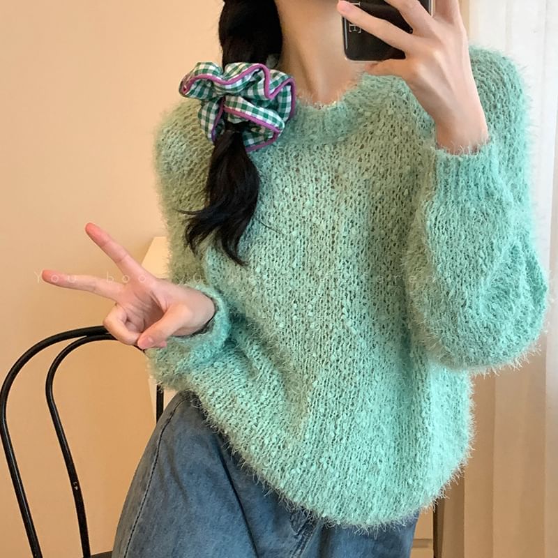 Haargummi aus Stoff mit Blumenmuster