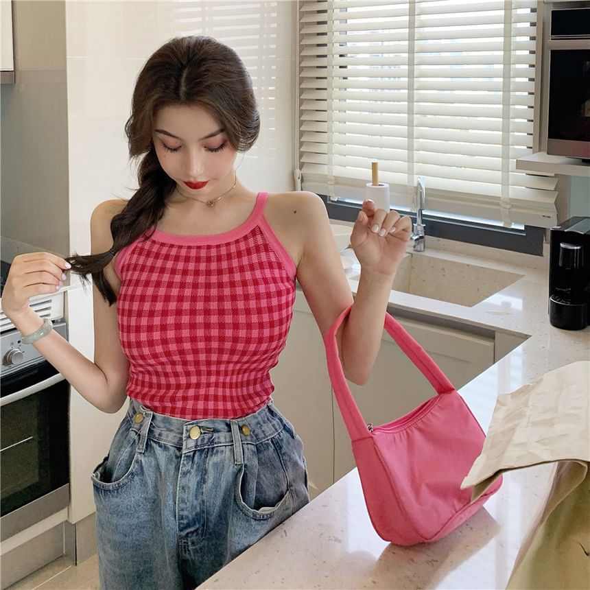 Cami Check Top