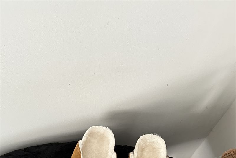 Fleece-Lined Slip-Ons