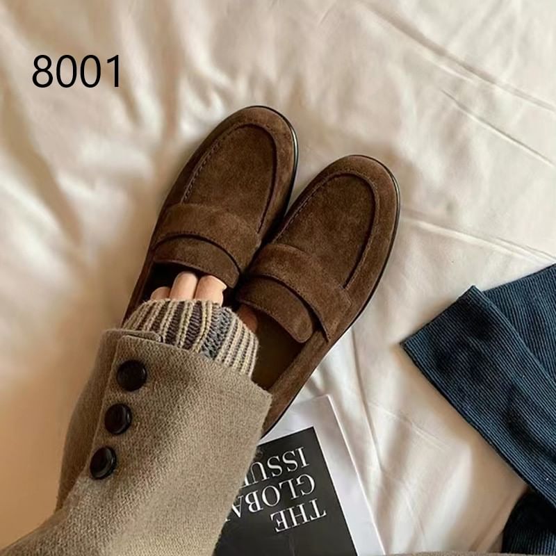 Leather Loafers Faux