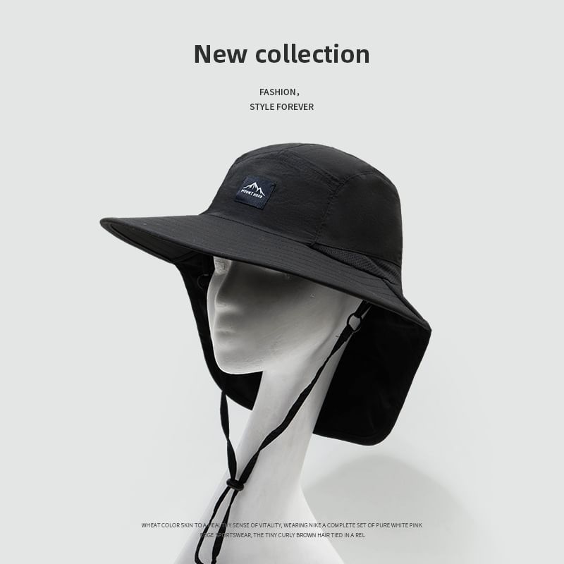 Hat Applique Boonie Neck Sun Protection Flap with