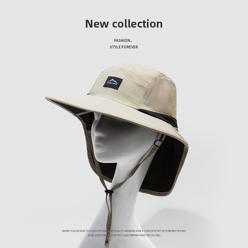 Hat Applique Boonie Neck Sun Protection Flap with