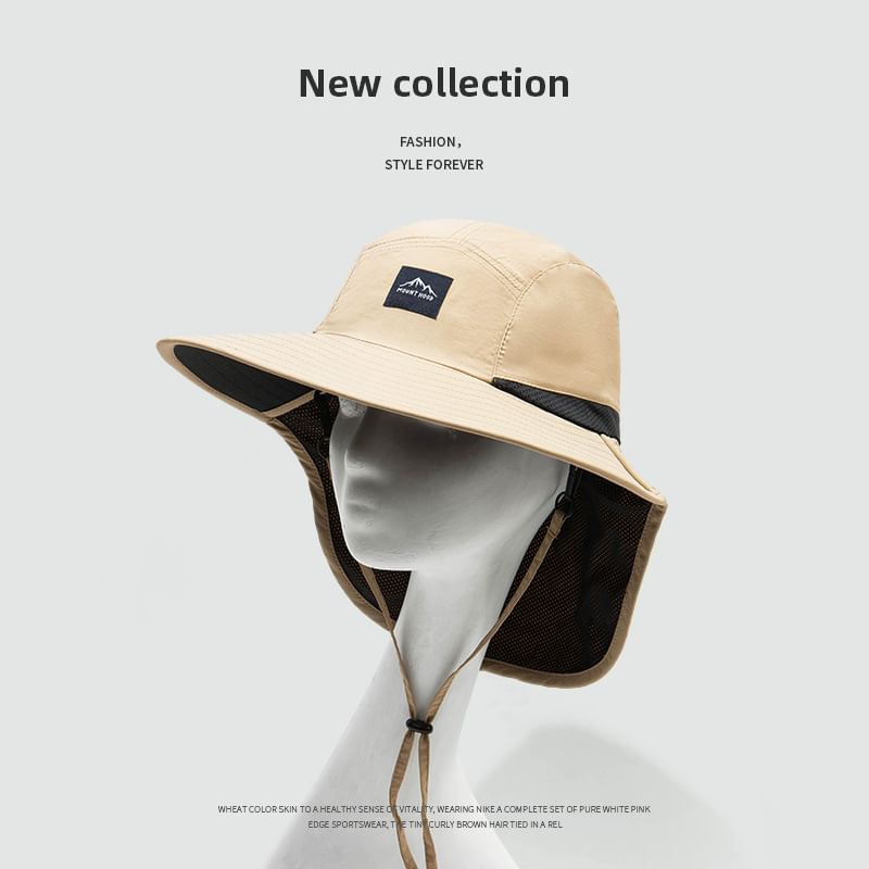 Hat Applique Boonie Neck Sun Protection Flap with