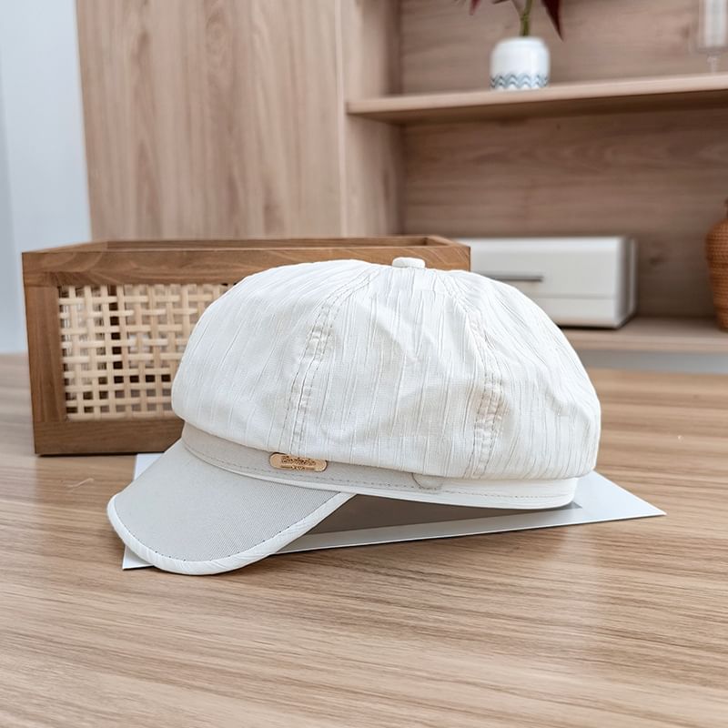 Newsboy Cap Metal Plate