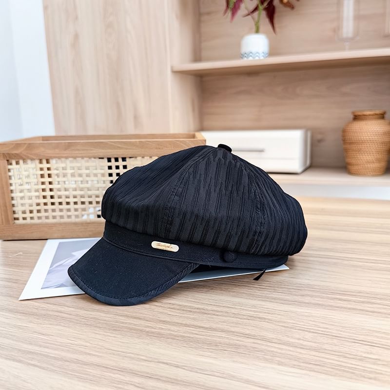 Newsboy Cap Metal Plate