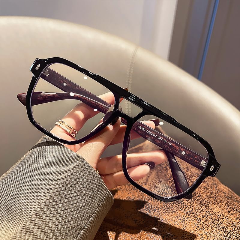 Glasses Frame Blocking Light Blue Square