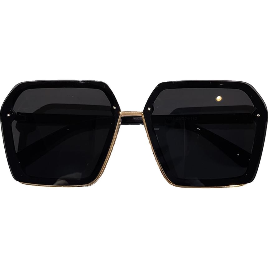 Geometric Frame Sunglasses