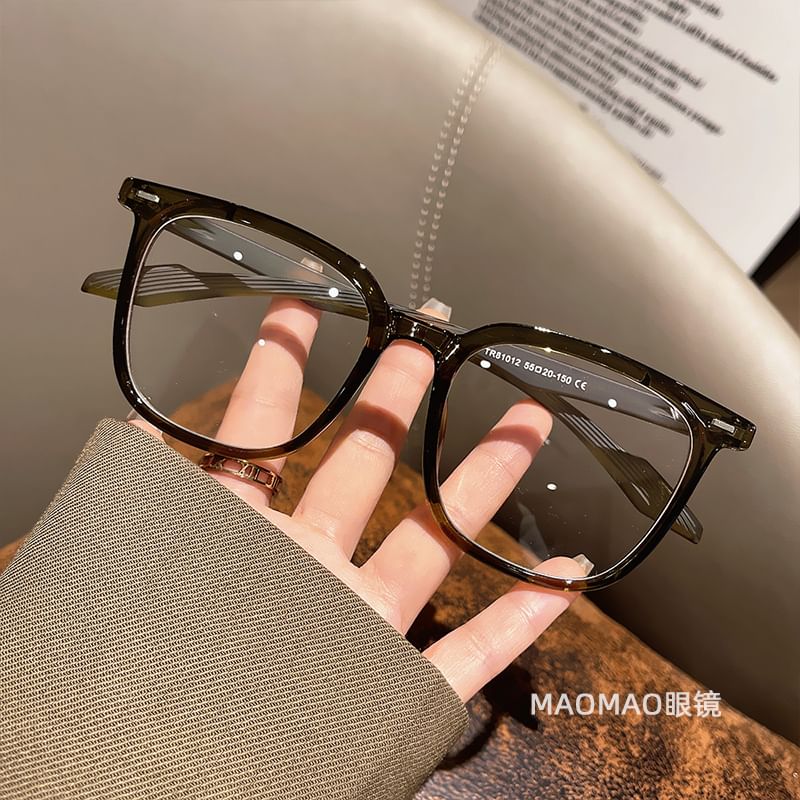 Blocking Glasses Blue Square Light Frame