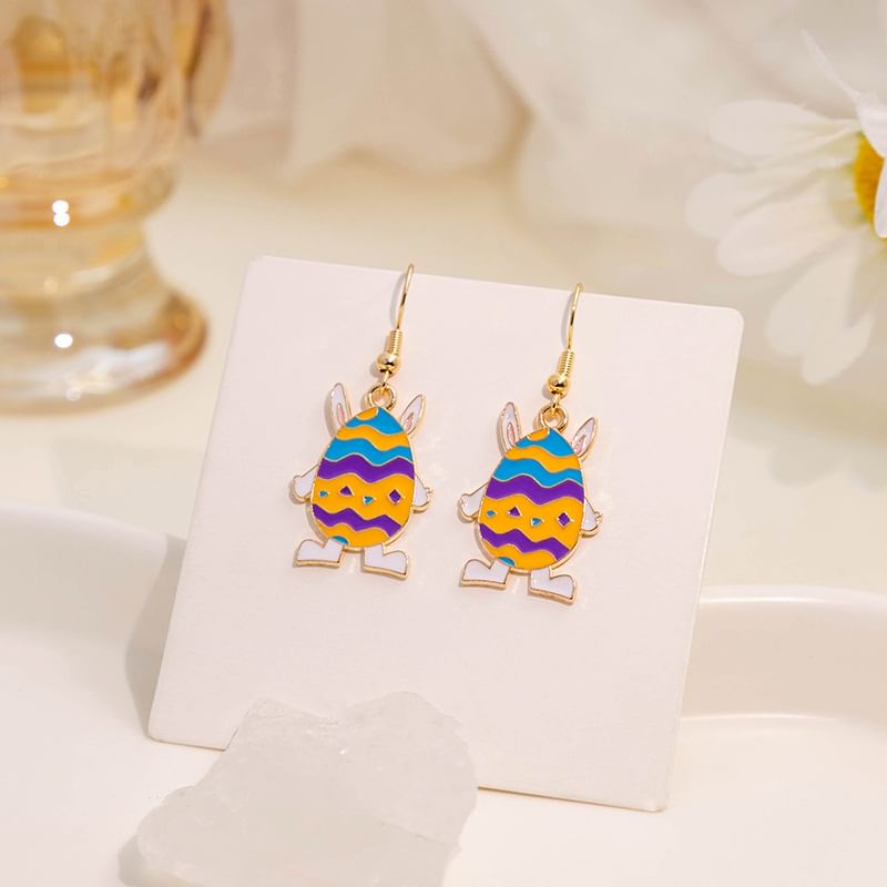 Easter Alloy Drop Earring