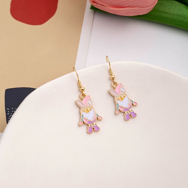 Easter Alloy Drop Earring