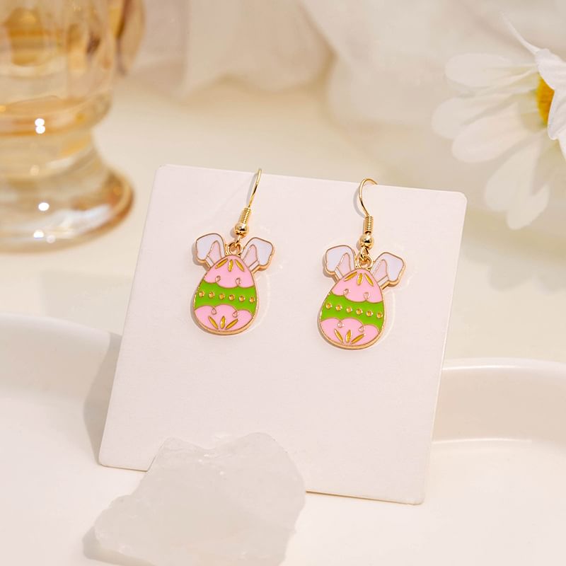 Easter Alloy Drop Earring