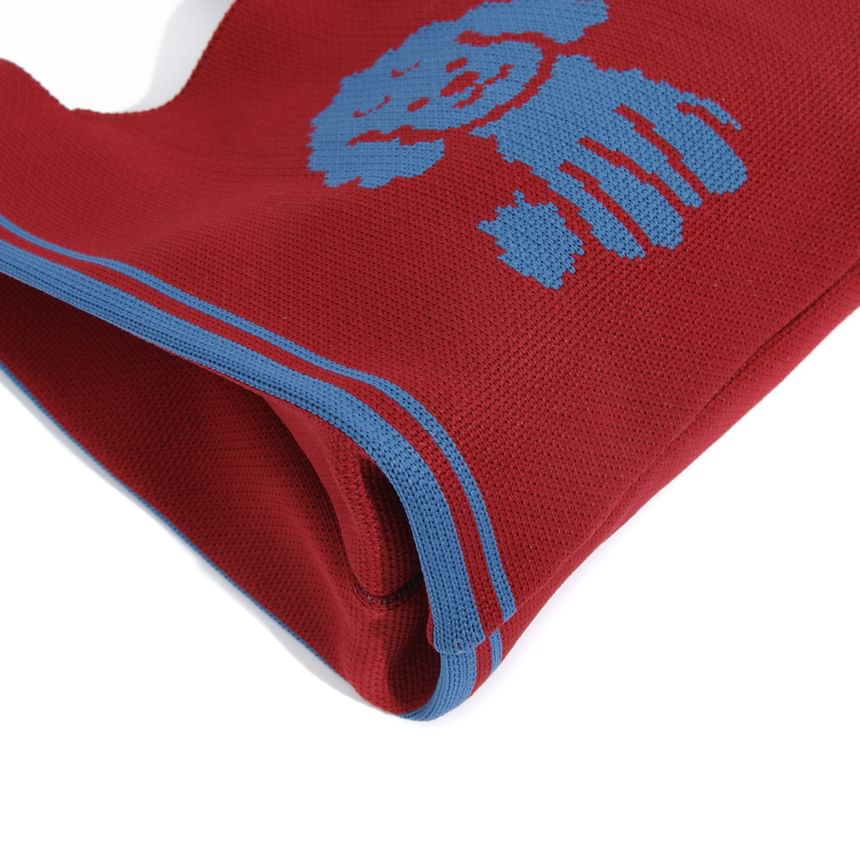 Dog Knit Bag Tote Jacquard