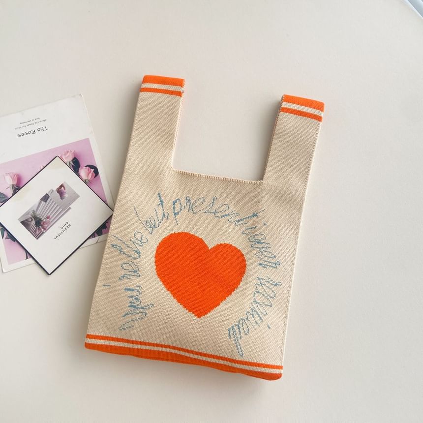 Tote Knit Bag Patterned