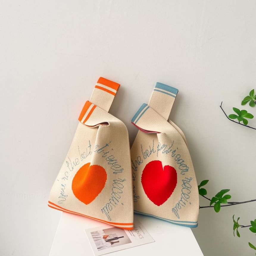 Tote Knit Bag Patterned