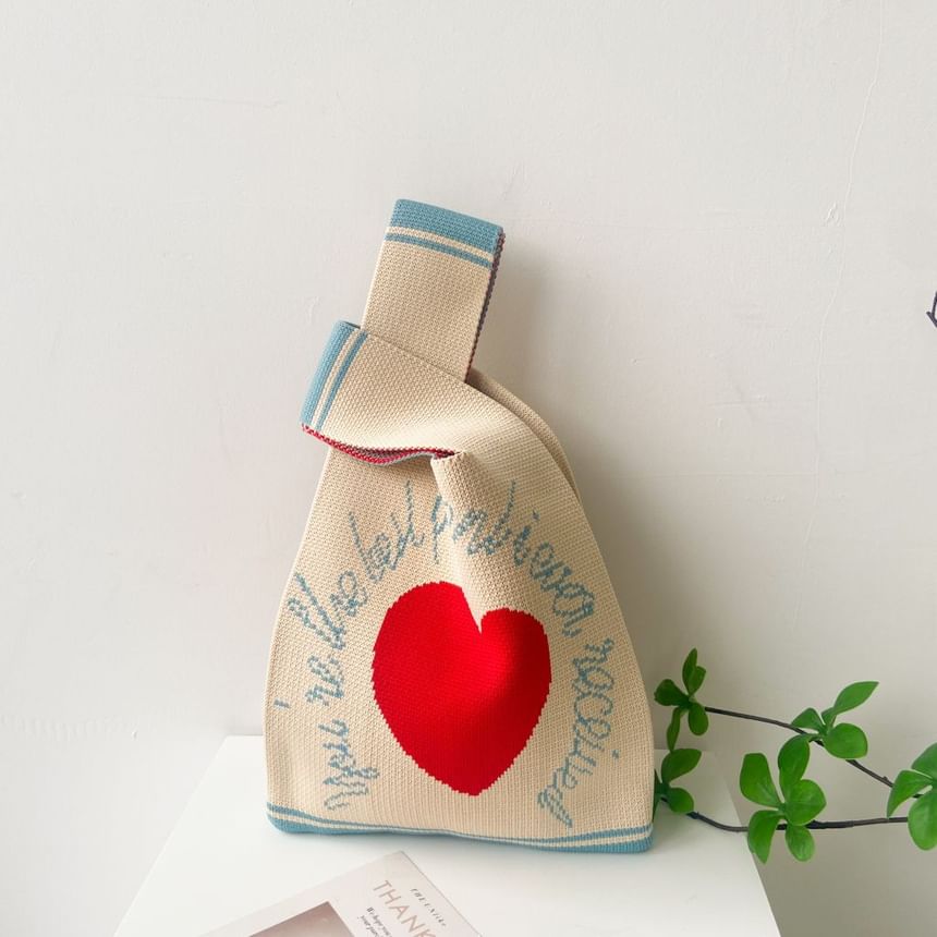 Tote Knit Bag Patterned