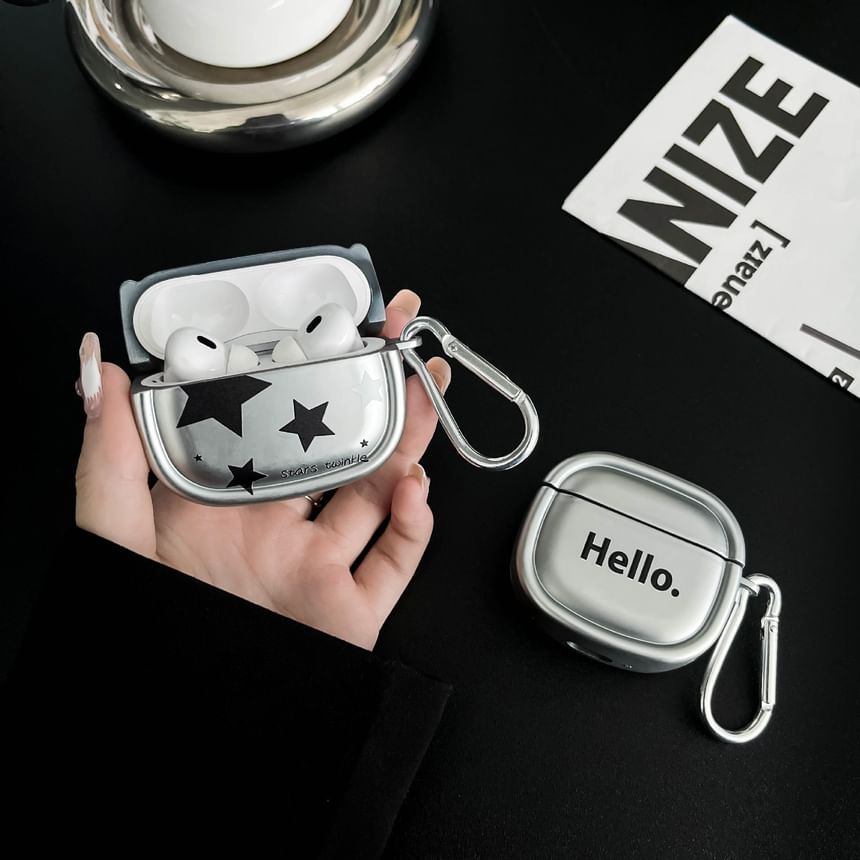 Star AirPods Skin Charm Earphone With Metallic Pro / Case