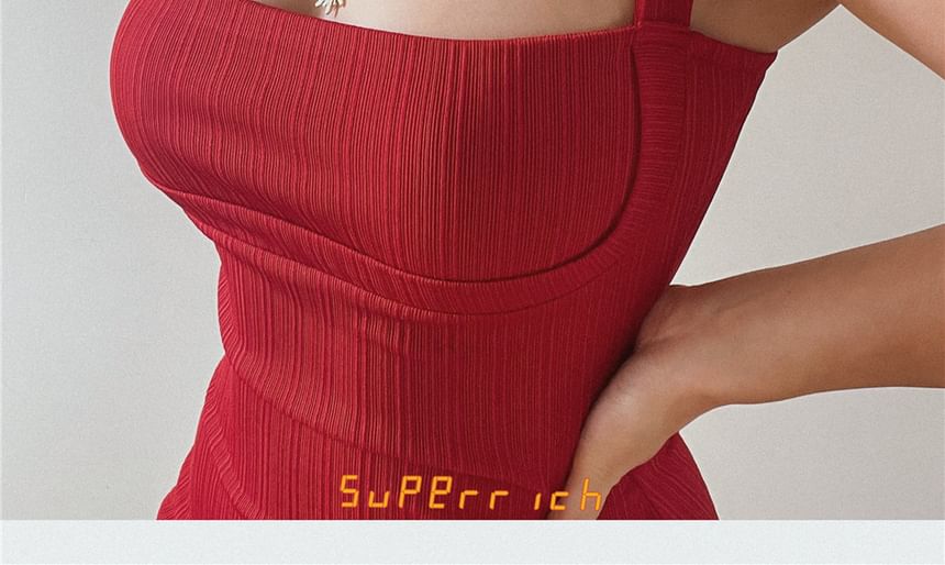 Shoulder Sheath Off Plain Dress Midi