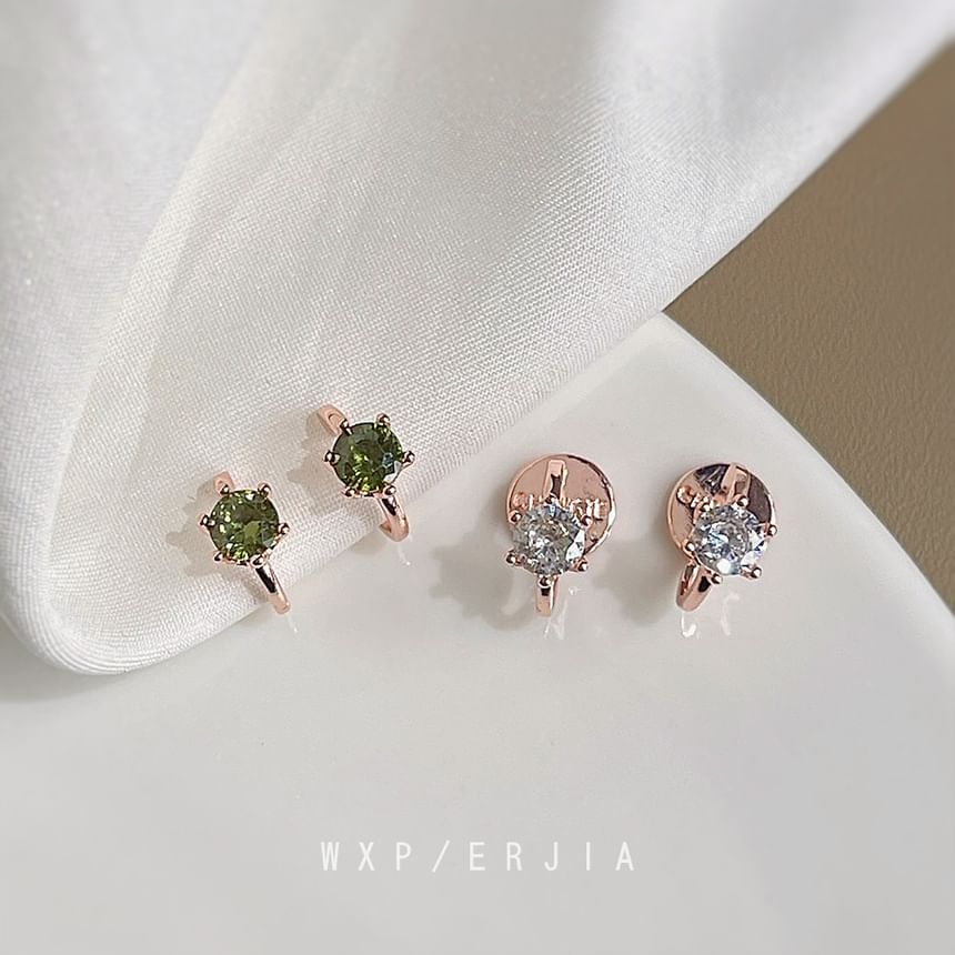 Rhinestone Cuff Alloy Ear