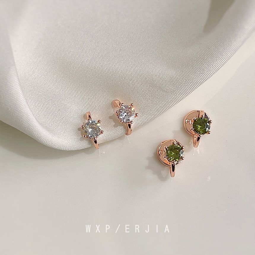 Rhinestone Cuff Alloy Ear
