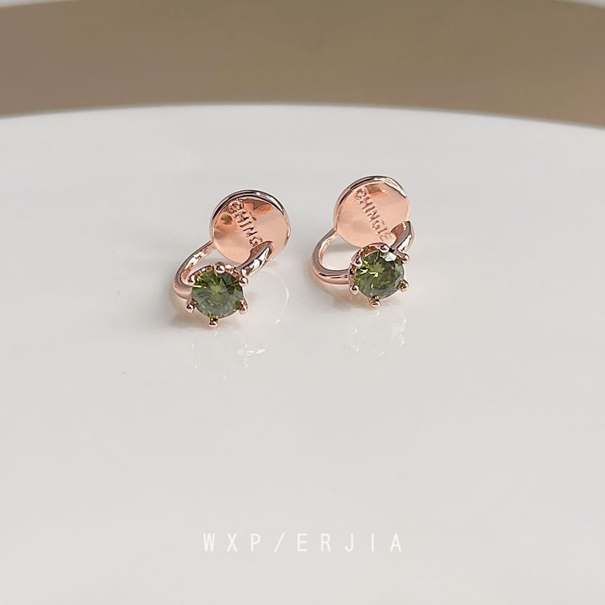 Rhinestone Cuff Alloy Ear