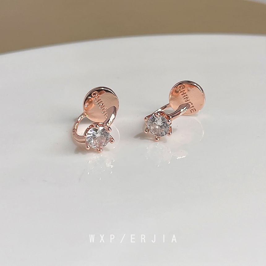 Rhinestone Cuff Alloy Ear