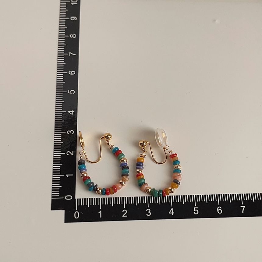 Cuff Bead Hoop Ear Alloy